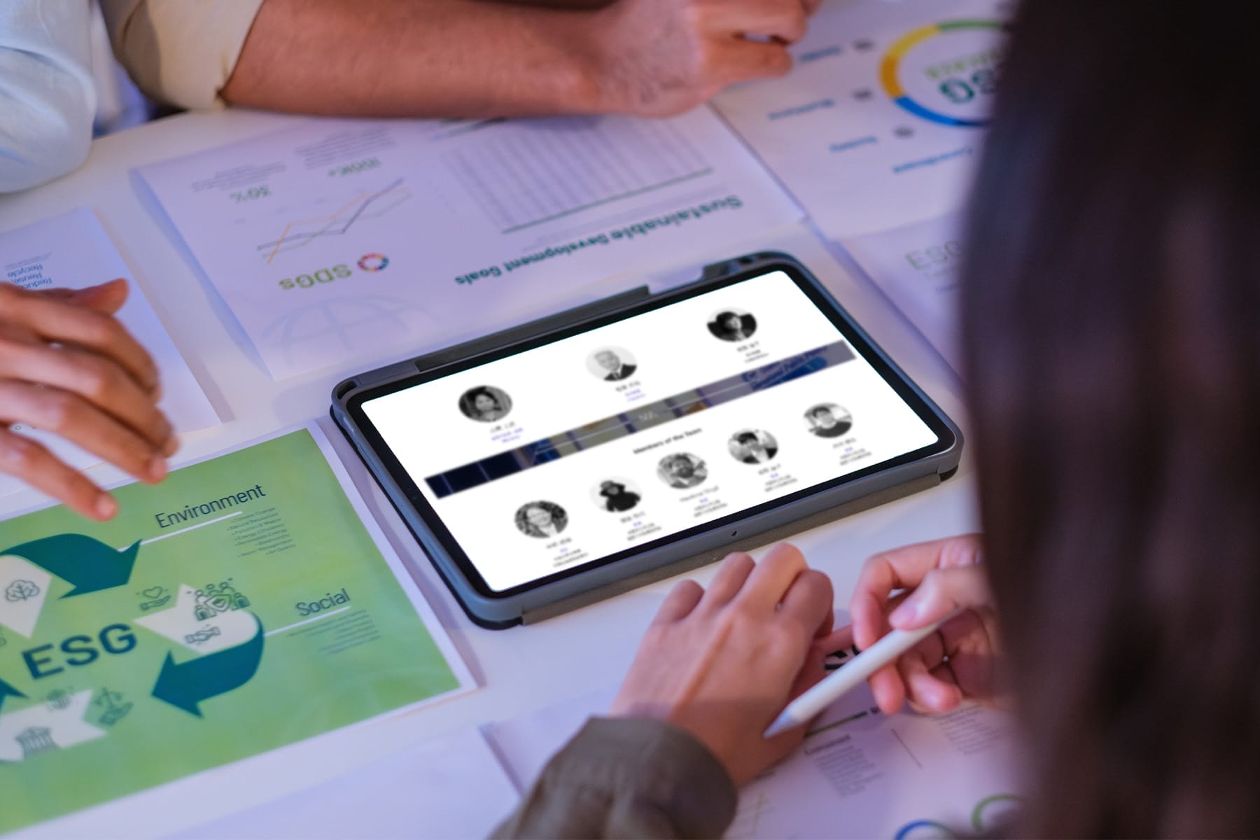 ESG-IREC team members banner